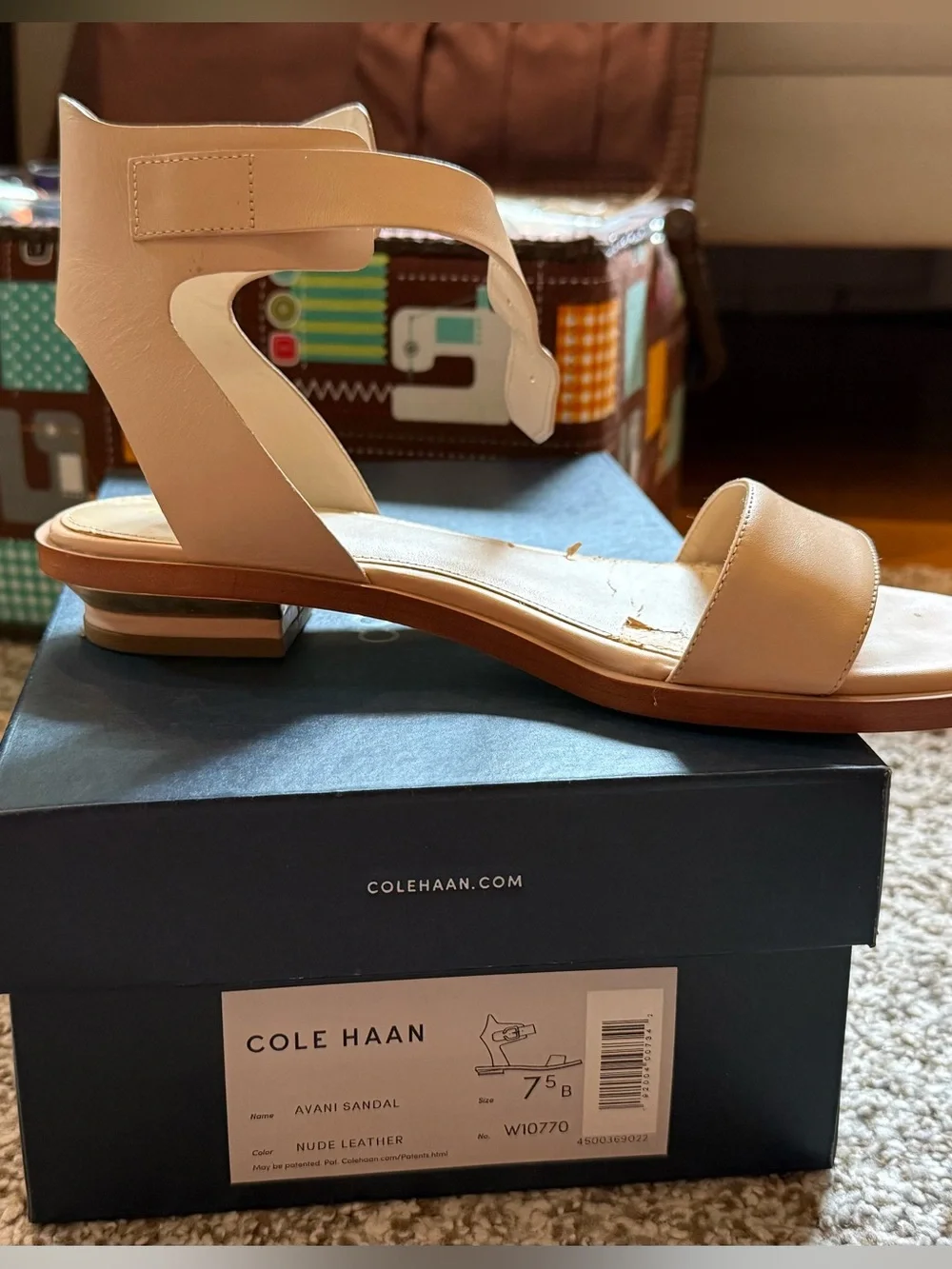 Cole Haan Avani Sandal Nude Color 7.5